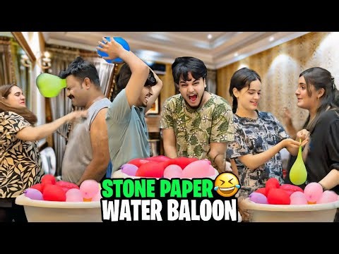 ALI TEAM vs ABUBAKAR TEAM // WATER BALLOONS CHALLENGE // STONE PAPER // TOO MUCH FUNNY
