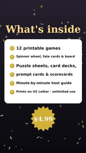12 Printable New Year's Eve Party Games 🎆 NYE Countdown Party Bundle