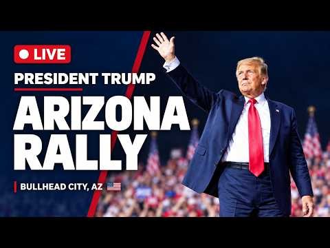 🔴 LIVE: Donald Trump Rally in Arizona | Bullhead City Speech | October 14, 2026