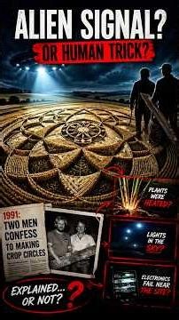 Crop Circles: How Was THIS Made Overnight? #cropcircles #mystery #uap #aliens