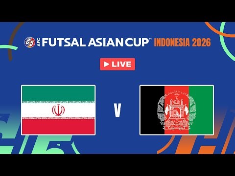 IR Iran vs Afghanistan | Full Match | AFC Futsal Asian Cup™ 2026 – Group Stage