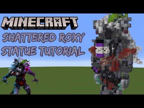 Minecraft Tutorial: Shattered Roxy Statue (Five Nights at Freddy's: Security Breach)