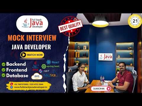 Full Stack Java Developer Interview |3+ Years of Experience| Banking Domain | By Mr. Kiran Jadhav