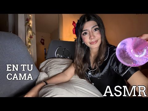 ASMR ESPAÑOL / ¿NO PUEDES DORMIR? Te RELAJO en tu CAMA de LA MEJOR MANERA