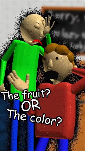 The fruit or the color? | Baldi's Basics Animation