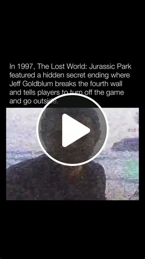 DreamWorks Interactive’s 1997 The Lost World： Jurassic Park hid something unexpectedly bizarre after the credits. #CaughtOnCamera #SpreadTheLove - NewsBreak