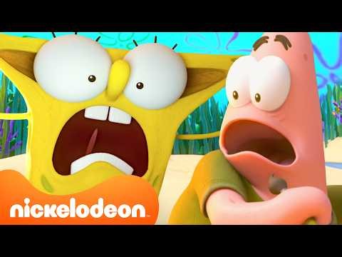 1 Hour of SpongeBob's Most SAVAGE Moments at Kamp Koral ⛺ | Nicktoons