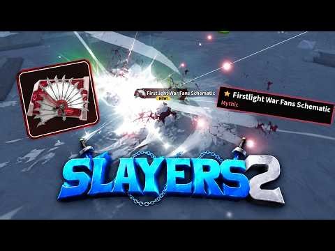 Getting My Firstlight War Fans Schematic | Roblox Slayers 2