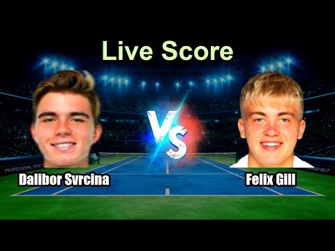 Dalibor Svrcina vs Felix Gill Live Score - ATP Challenger Ostrava, Czech Republic Men Singles