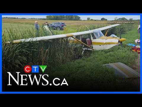 Two injured following plane crash