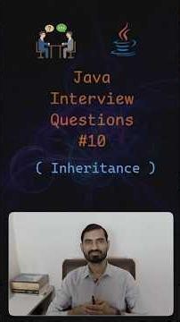 Java Inheritance Interview Questions 🔥 | Java Interview Prep #java #javainterviewquestions