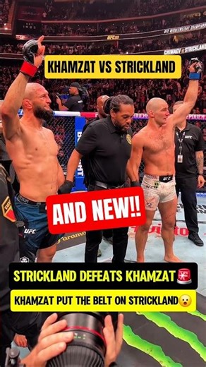 Sean Strickland DEFEATS Khamzat😮