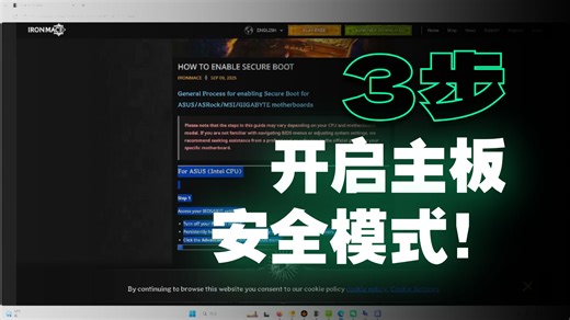 Dark and Darker主板安全模式开启方法 Secure Boot/TPM 2.0/HVCI问题【越来越黑暗】