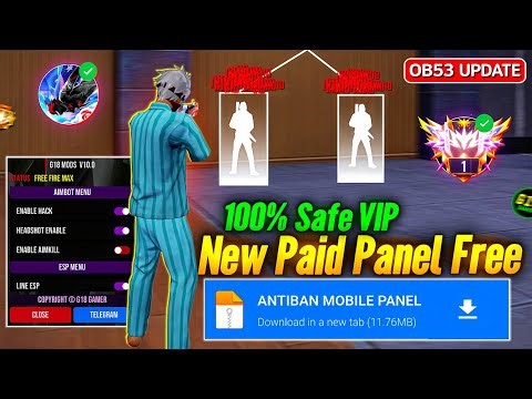 Free Fire Panel Mobile 🔥 FF Antiban Panel OB53 | Free Fire Hack New 😈 FF Injector 2026 | FF Panel