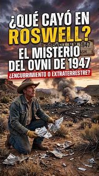 El Misterio de Roswell: ¿Realmente Cayó un OVNI en 1947? ¿Accidente Militar o Nave Extraterrestre?