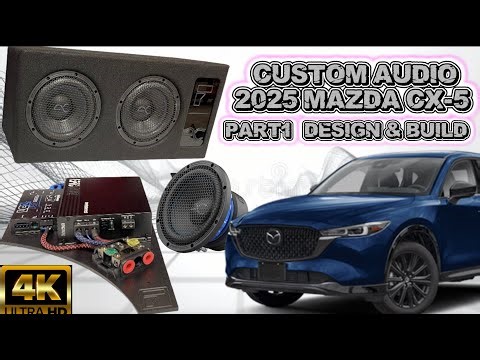 AudioControl SPIKE 8” SUB BOX, EPIC1000 AMP RACK DESIGN & BUILD. 2025 MAZDA CX5 CUSTOM AUDIO (PART1)