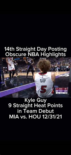 Kyle Guy's Impressive Heat Debut Performance Highlights