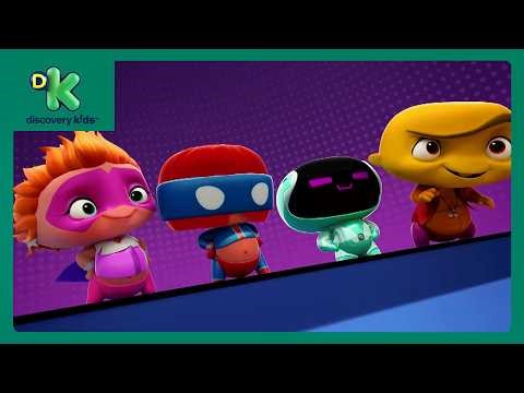 Rocking The Playroom🎧| Mini Beat Power Rockers🤠| Cartoon For Kids😍| @DiscoveryKidsIN