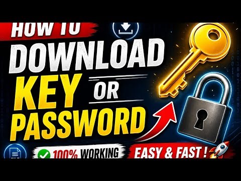 How to download key