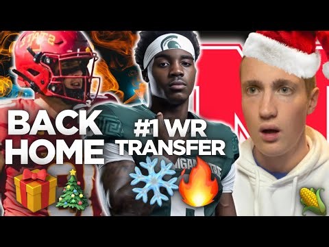 #1 WR Transfer In America To NEBRASKA?🎁+ STUD TE Coming HOME?👀+ NEW QB + Christmas | Husker Football