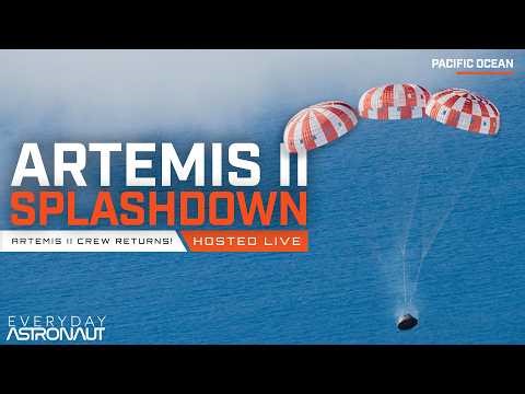 Watch the Artemis II crew come home!!! Re-entry and Splashdown! #artemis2