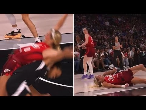 Caitlin Clark's Fever Teammate Body-Slammed in Heated Playoff Clash Against Aces