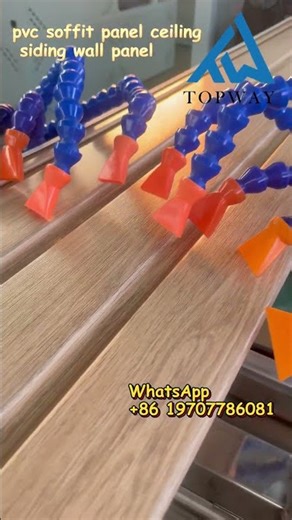 India /Indonesia PVC Soffit Panels Machine for Interior Ceiling WALL PANEL Decoration#pvcsoffitpanel