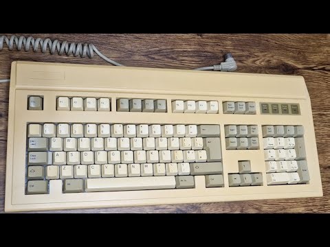Vintage mechanical computer keyboard ACER KB-101A ALPS blue switches