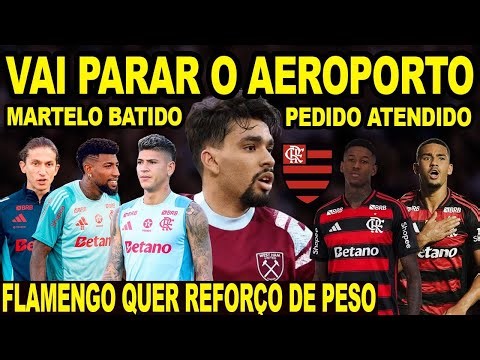 CONTRATAÇÃO DE PARAR O AEROPORTO! FLAMENGO PROMETE REFORÇO DE PESO! MENGÃO PAGA MAIS DINHEIRO LINO! 