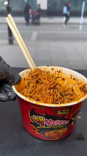 Fully Loaded Spicy Buldak Ramen Explosion 🔥 Too Many Toppings Challenge! 🤯