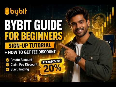 Bybit Guide for Beginners | Sign-Up Tutorial + How to Get Fee Discount