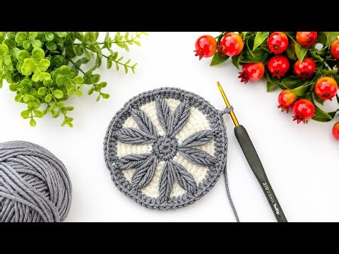 STOP Scrolling! This Crochet Motif is Gorgeous 😍very Beautiful desing . #crochet #knitting