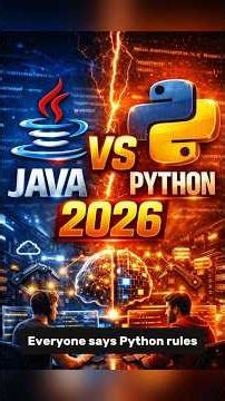 Java vs Python The 2026 Shock!