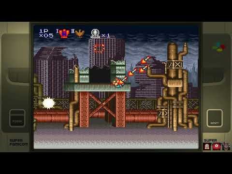 Contra III: The Alien Wars Hard 07 Lives Super Nintendo Super Famicom (SNES) Emulated