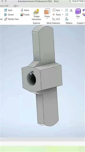 Puller Tool Modeling in Autodesk Inventor | PART-9 | Step-by-Step | SHORTS | DEVELOPMECH