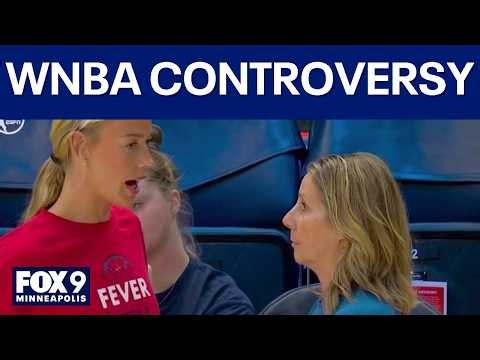 Sophie Cunningham talks with Cheryl Reeve after comments on trans athletes