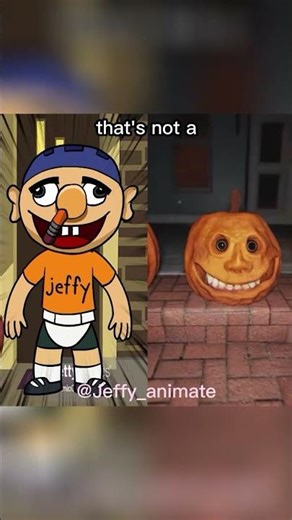 Jeffy Scream to Pumpkin #shorts #animation #jeffy #funny #puppets
