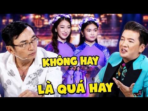 Đàm Vĩnh Hưng thẳng thừng "KHÔNG HAY" vì phải là "QUÁ HAY" trước tiết mục của hai QUÁN QUÂN | THVL