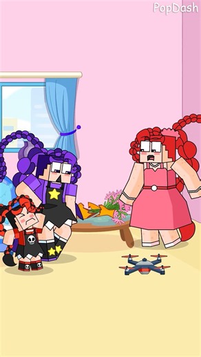 Lily Stole Mom’s Love And Framed Ivy… But She Never Expected THIS! #minecraft #shorts
