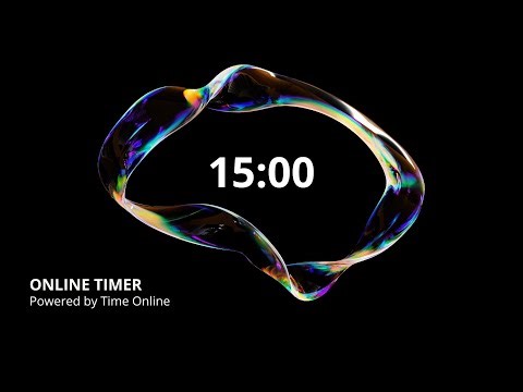 15 Minute Focus Timer ⏳ No Music | Time Online
