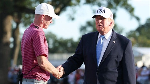 El capitán del equipo de EE. UU. le da las gracias a Trump tras la espectacular remontada en la Presidents Cup: «Todo el mérito es suyo»