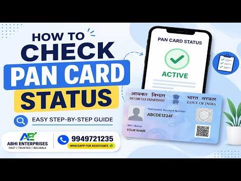 How to Check PAN Card Application Status & Delivery Status 📦 Easy Step-by-Step Guide