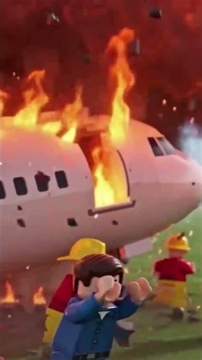 🔥LEGO Plane Crash: The Final Rescue! ✈️🚨