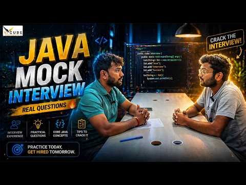 Java Full Stack Mock Interview for Freshers | Technical Round | Real Hiring Scenario | Vcube
