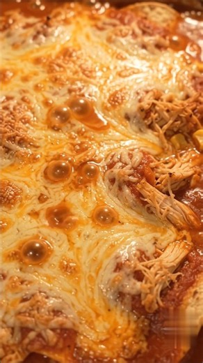 KETO CHICKEN ENCHILADA CASSEROLE | CHEESY, LOW-CARB & DELICIOUS 🌮🧀#LowCarbRecipes #KetoDinner