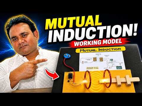 Mutual Induction Working Model ⚡ | Physics Project for School | Transformer Principle | Komodo Craft