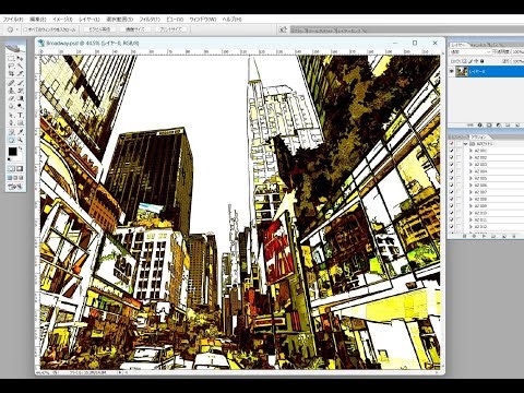 photoshopで写真をスケッチに変える。part321