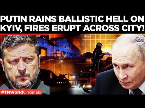 KYIV UNDER FIRE: Russia Launches Massive Ballistic Missile Attack on Ukraine's Capital Overnight