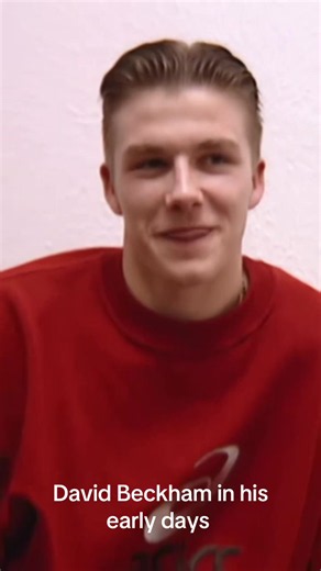 David Beckham in his early days: Manchester United beginnings