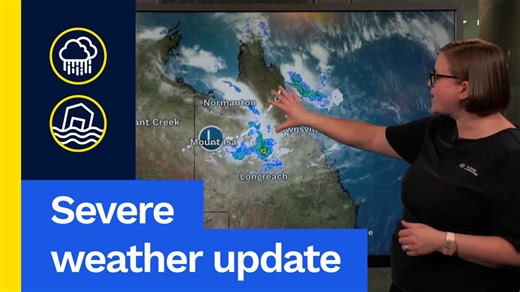 Severe Weather Update: Queensland rain and flooding continues. Video current: 11:30am AEST 30 December 2025. For the latest forecasts and warnings, go to www.bom.gov.au or the BOM Weather app. | Bureau of Meteorology